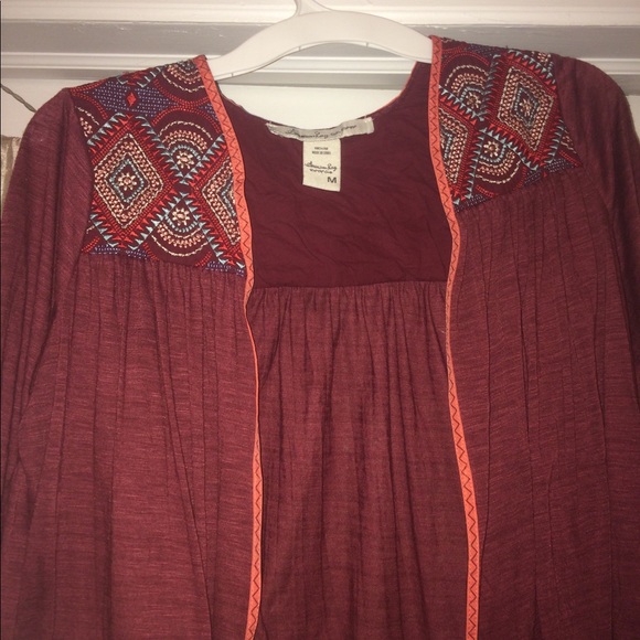 American Rag patterned shoulder cardigan - Picture 6 of 8